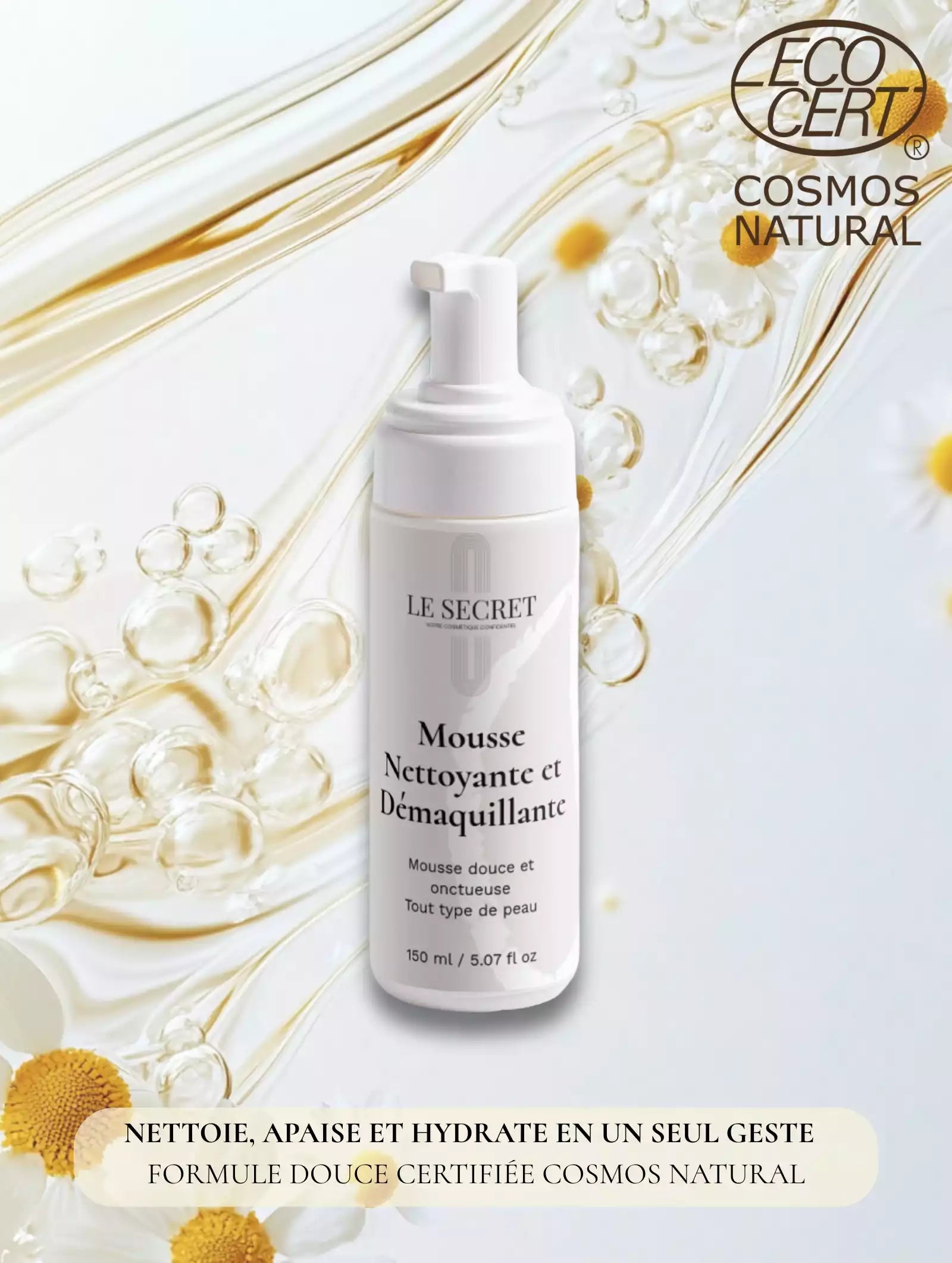 Mousse Nettoyante et Démaquillante