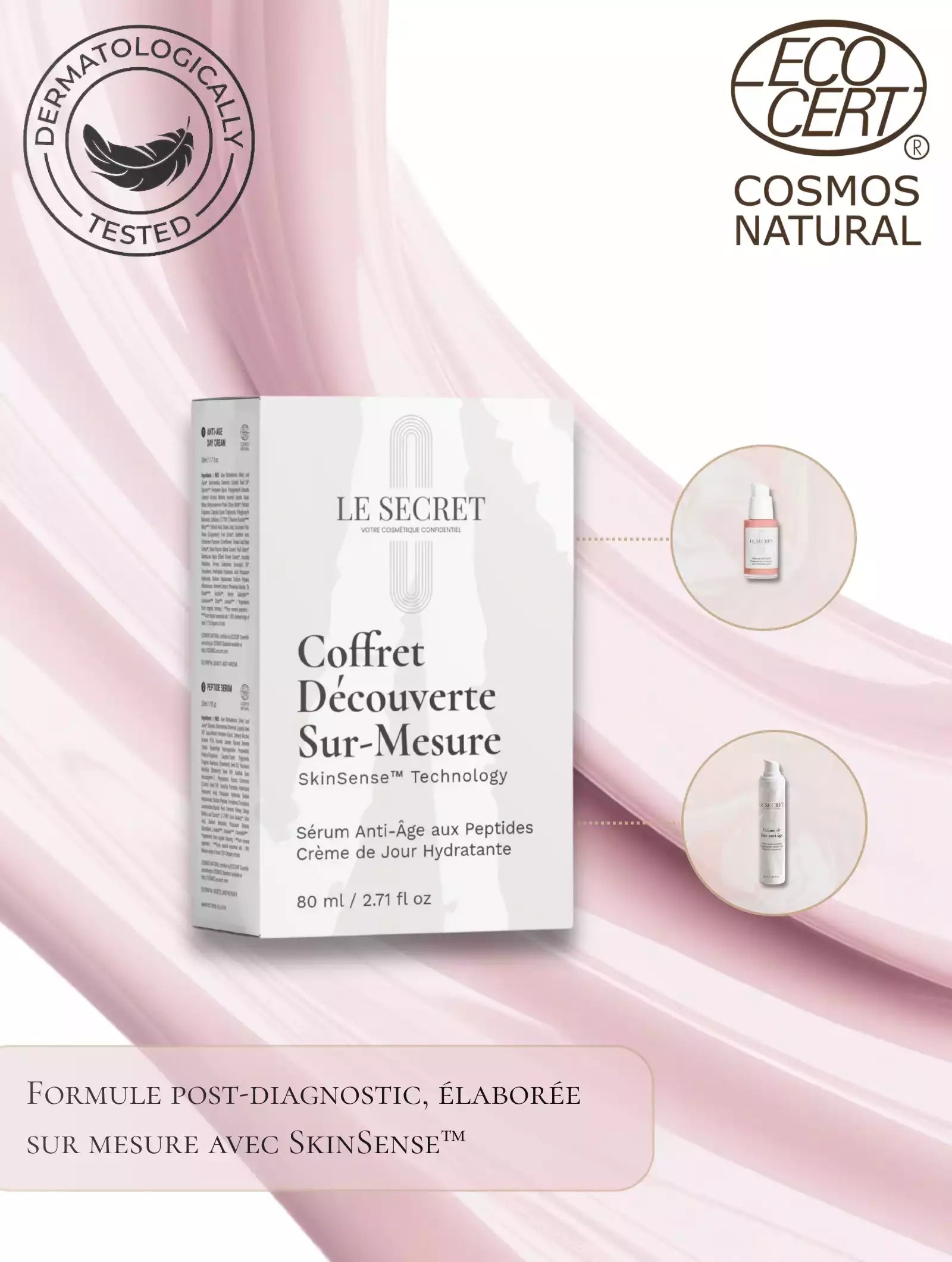 Coffret Découverte Le Secret – Sérum Sur-Mesure & Crème de Jour Offerte