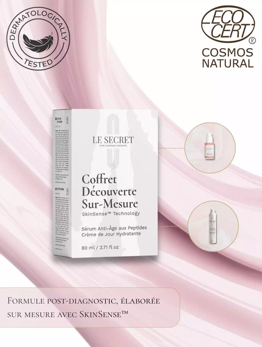 Coffret Découverte Le Secret – Sérum Sur-Mesure & Crème de Jour Offerte