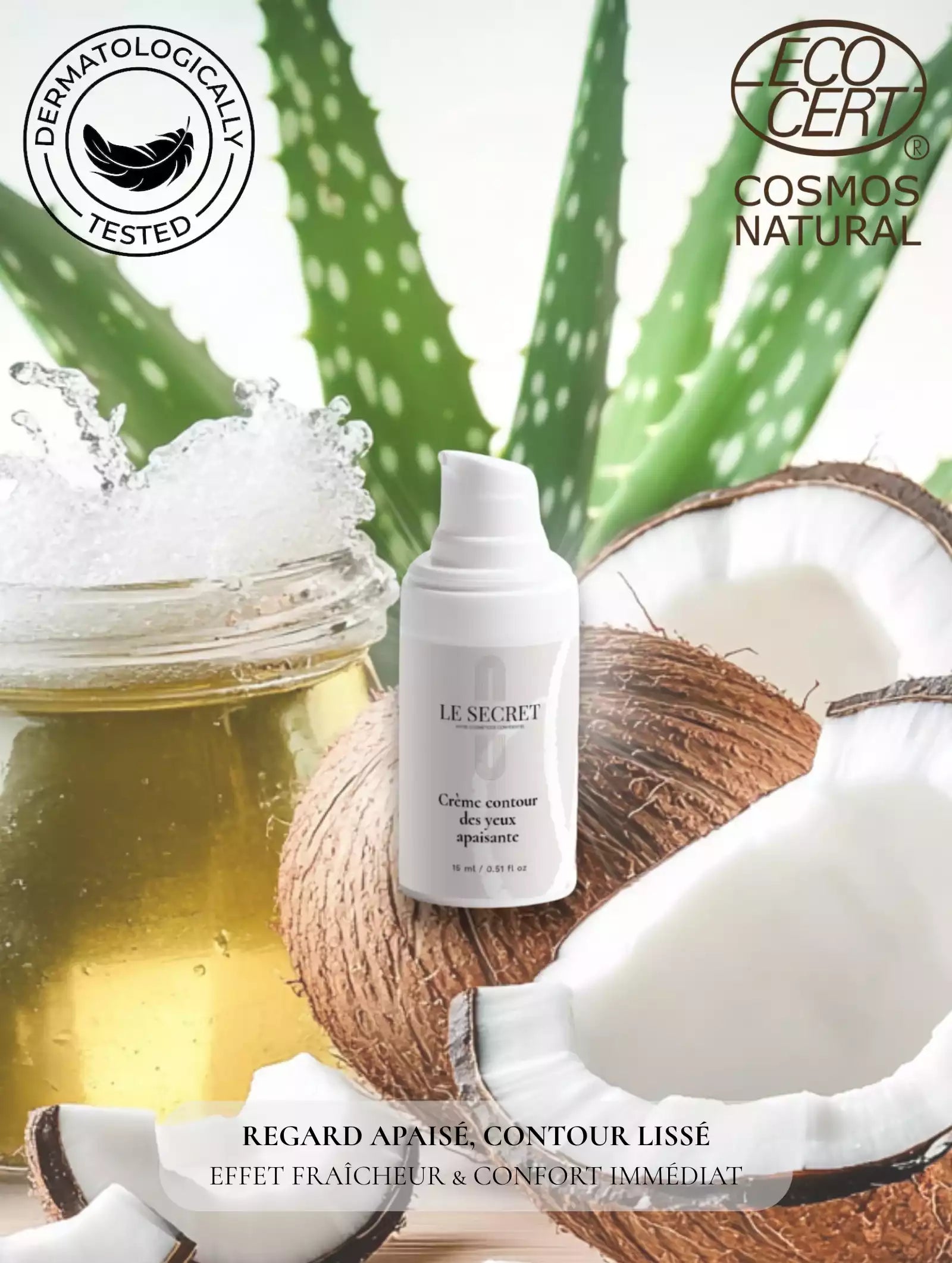 Crème Contour des Yeux - Lissante et Apaisante