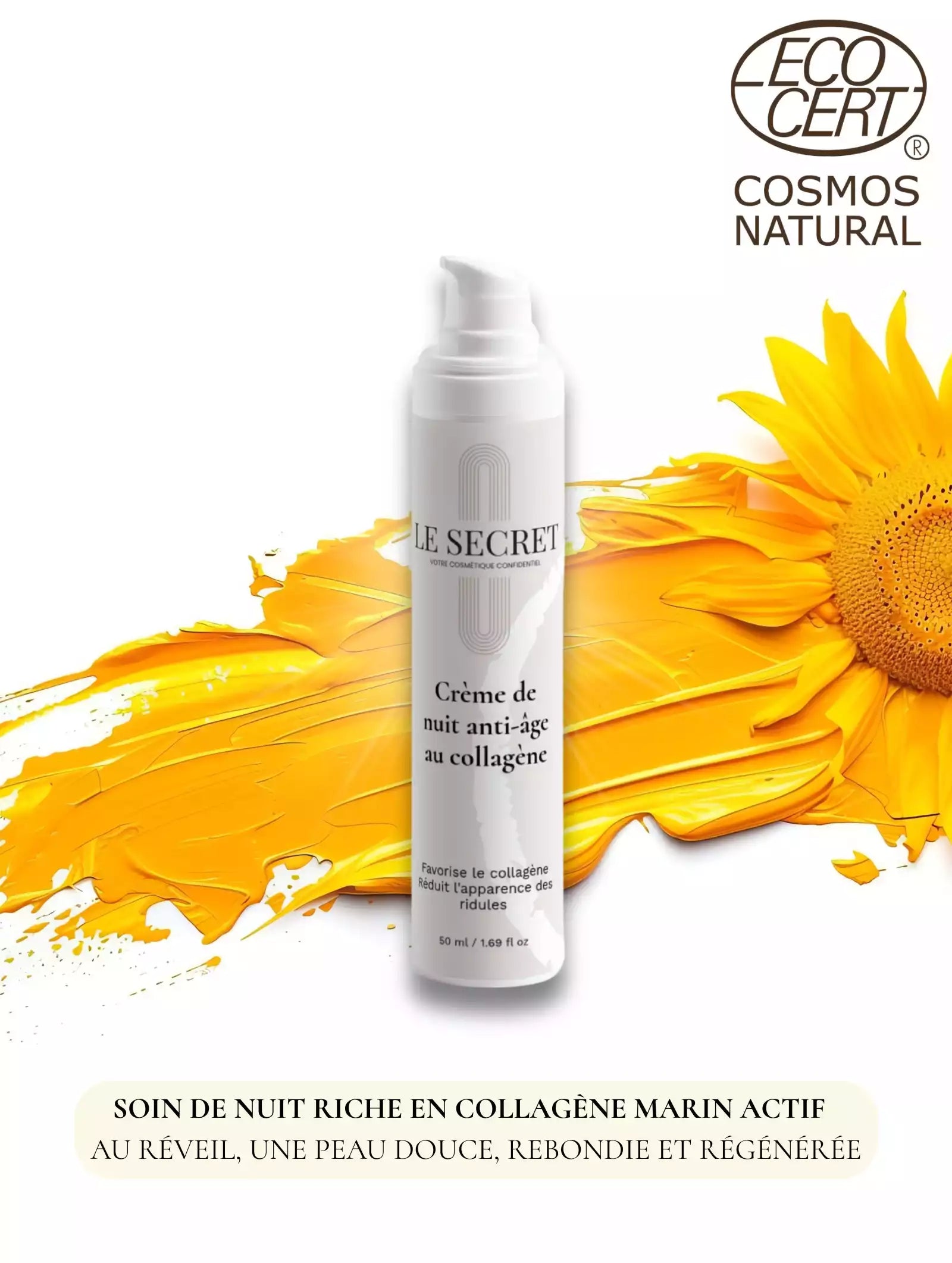 Crème de Nuit Anti-Âge au Collagène