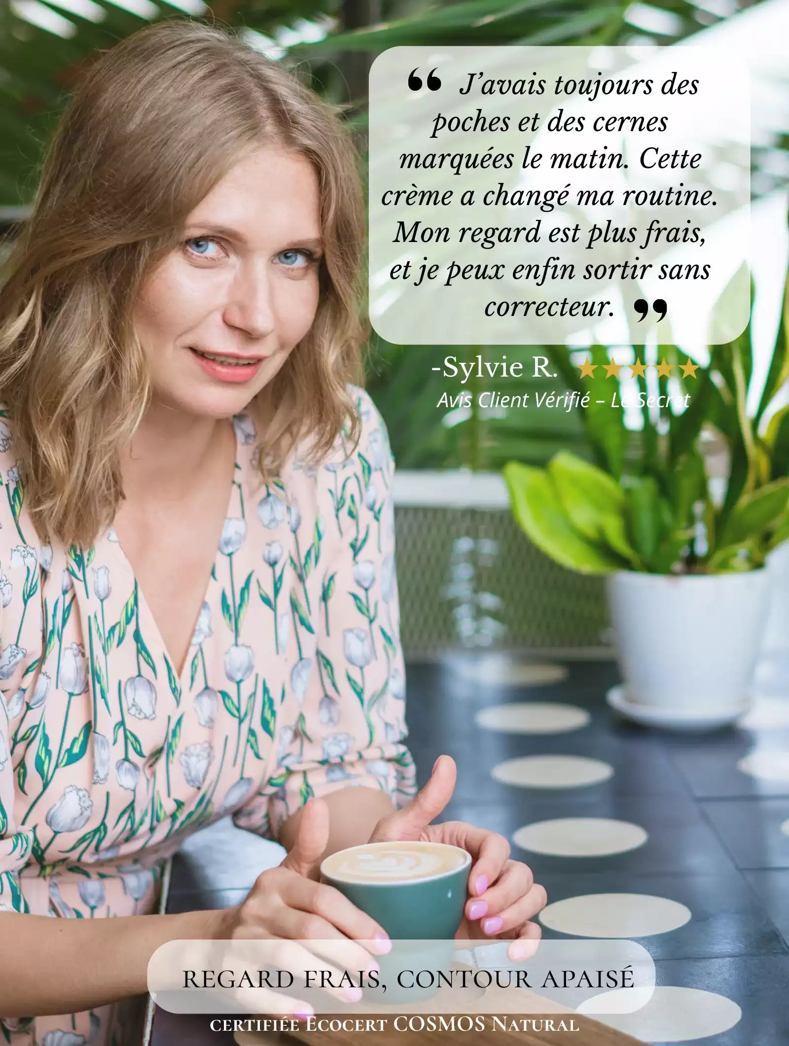 Crème Contour des Yeux - Lissante et Apaisante
