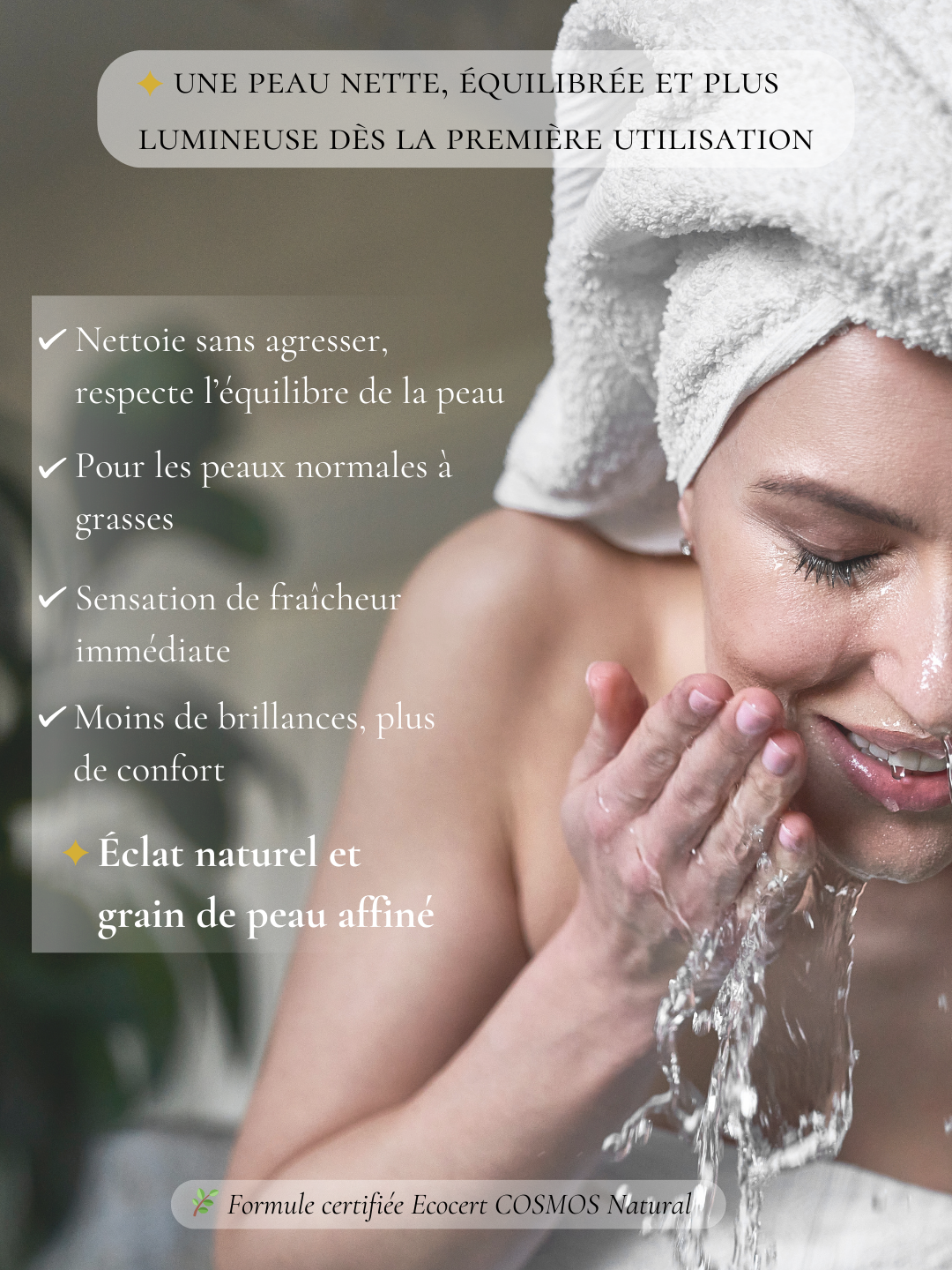 Mousse Purifiante à l'Aloé Vera