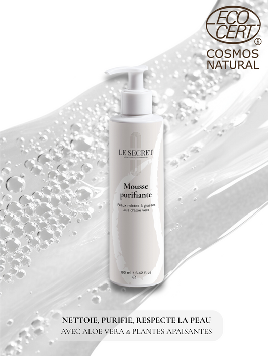 Mousse Purifiante à l'Aloé Vera