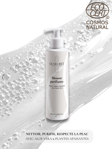 Mousse Purifiante à l'Aloé Vera