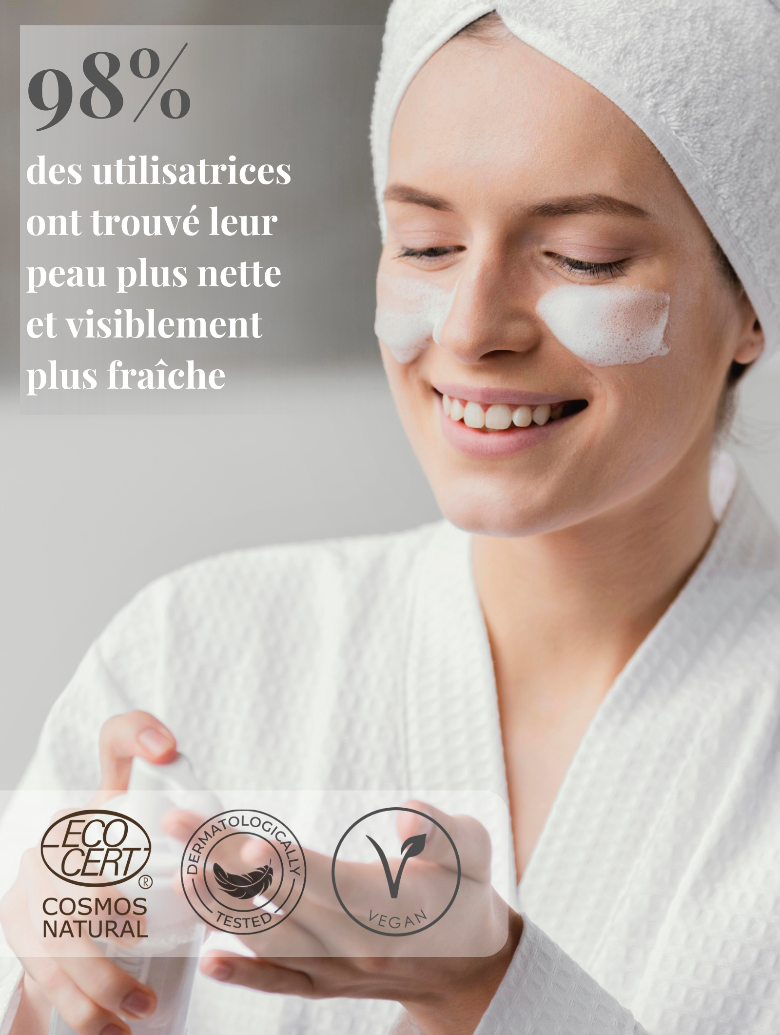 Mousse Purifiante à l'Aloé Vera
