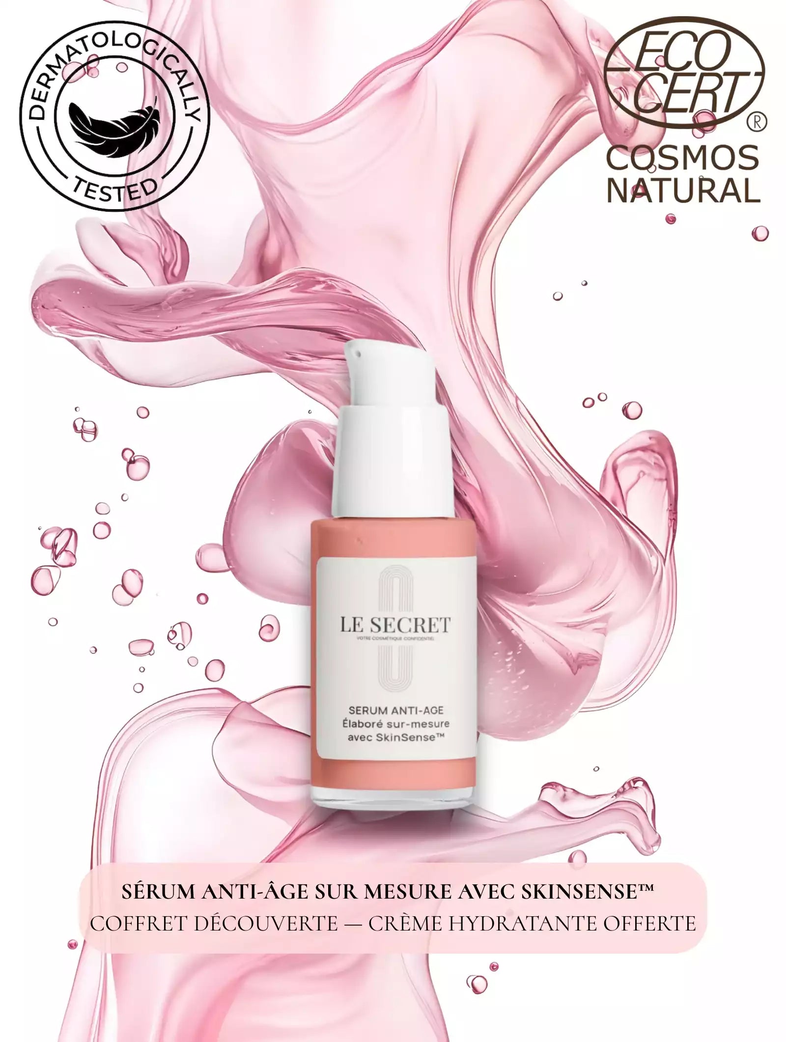 Coffret Découverte Le Secret – Sérum Sur-Mesure & Crème de Jour Offerte